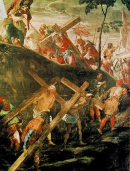 雅格佈 羅佈斯提 丁托列托 The Ascent to Calvary 雅格佈 羅佈斯提 丁托列托 The Ascent to Calvary